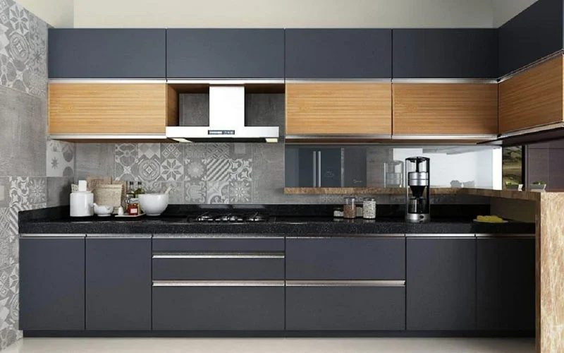 Aluminum modular kitchen contractor Karnal