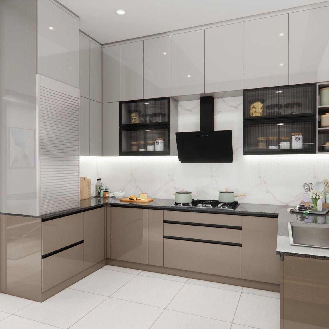 Aluminium modular kitchen in Kurukshetra